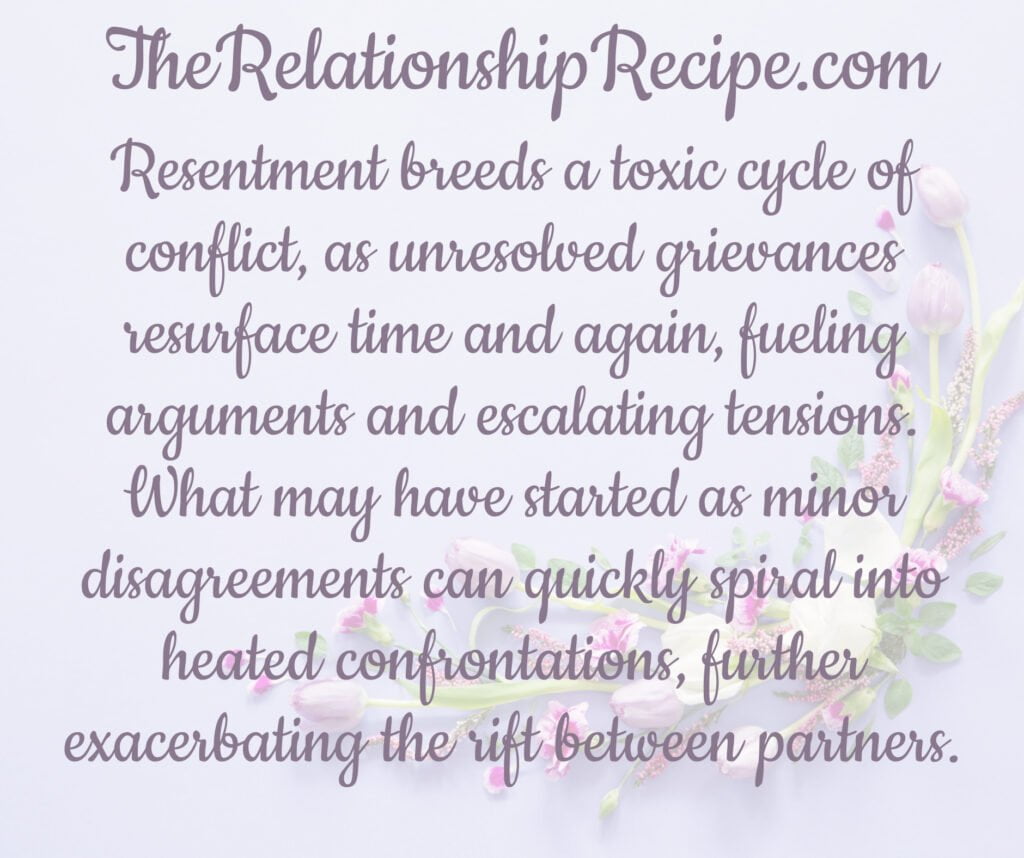 The Relationship Recipe Resentment Meme