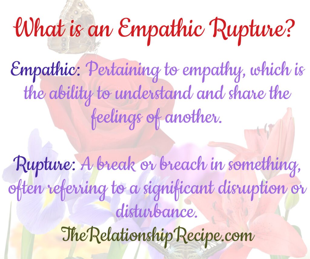 What is an Empathic Rupture Infographic