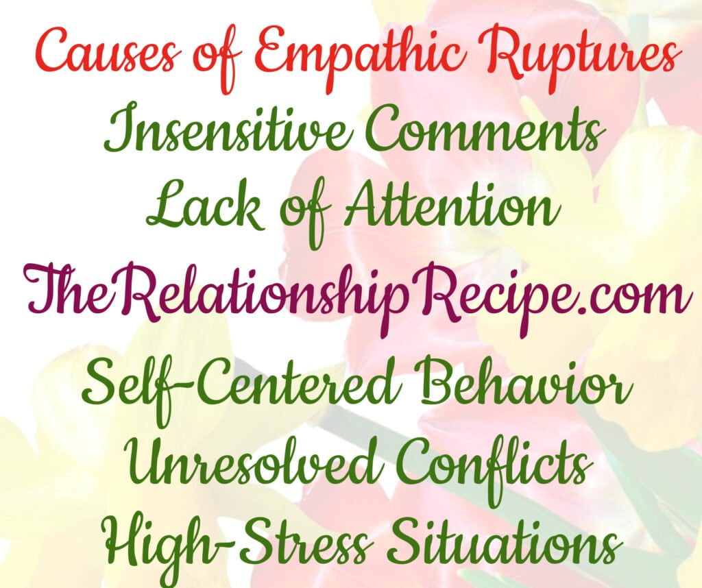 Causes of Empathic Ruptures Infographic