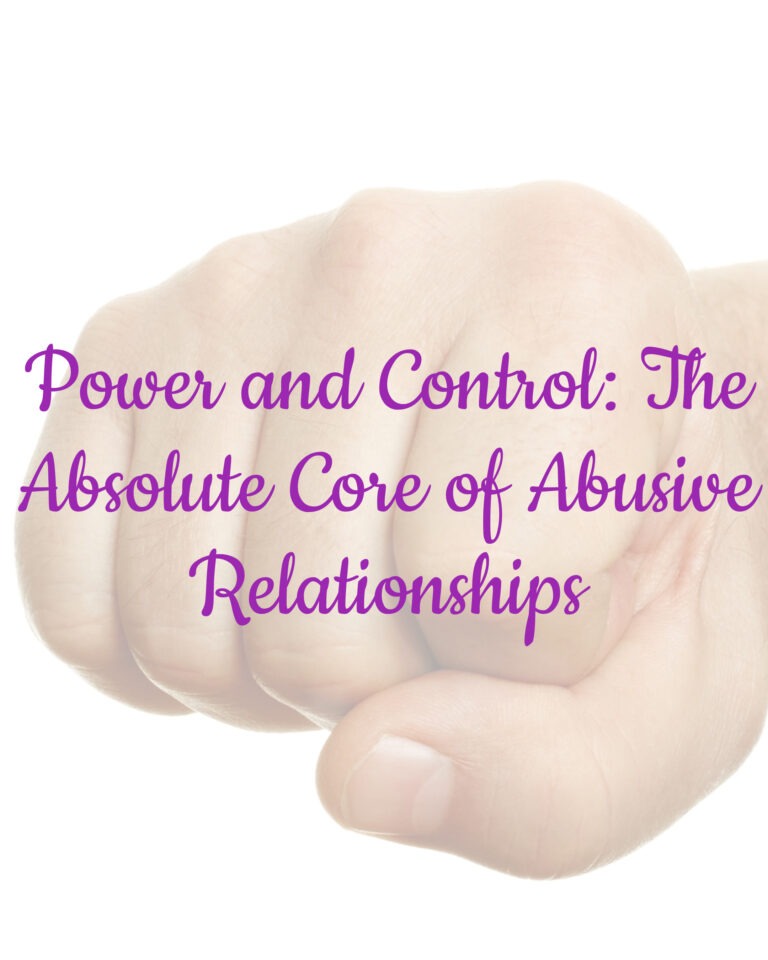 Power and Control: The Absolute Core of Abusive Relationships