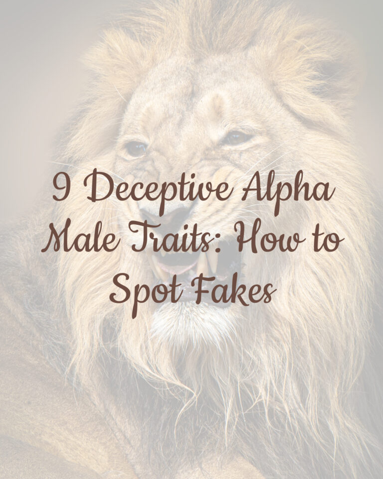 9 Deceptive Alpha Male Traits: How to Spot Fakes