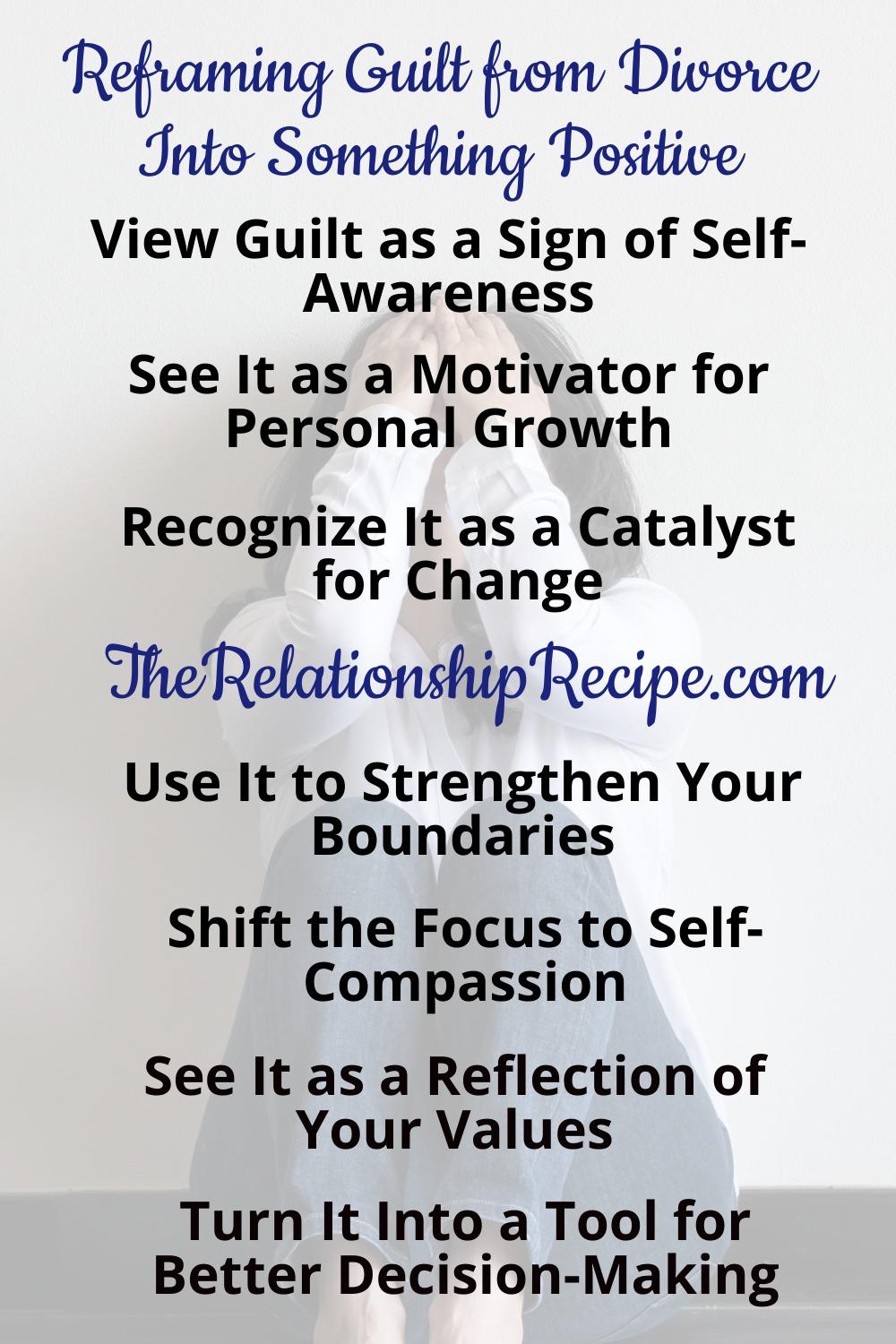 Reframing guilt from Divorce Infographic